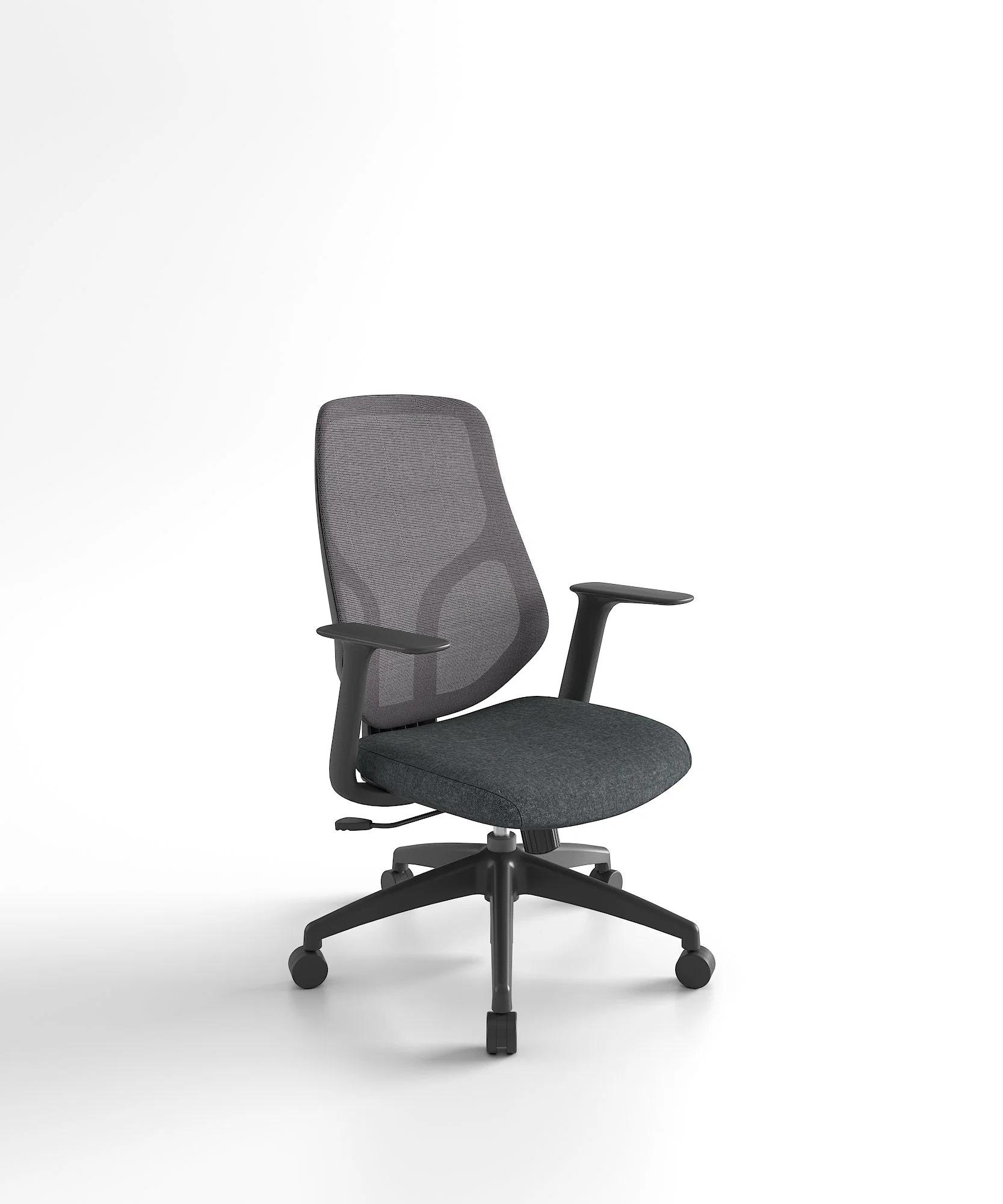 Chaise de bureau pivotante en maille avec accoudoirs réglables en hauteur, design ergonomique, d'Amazon.