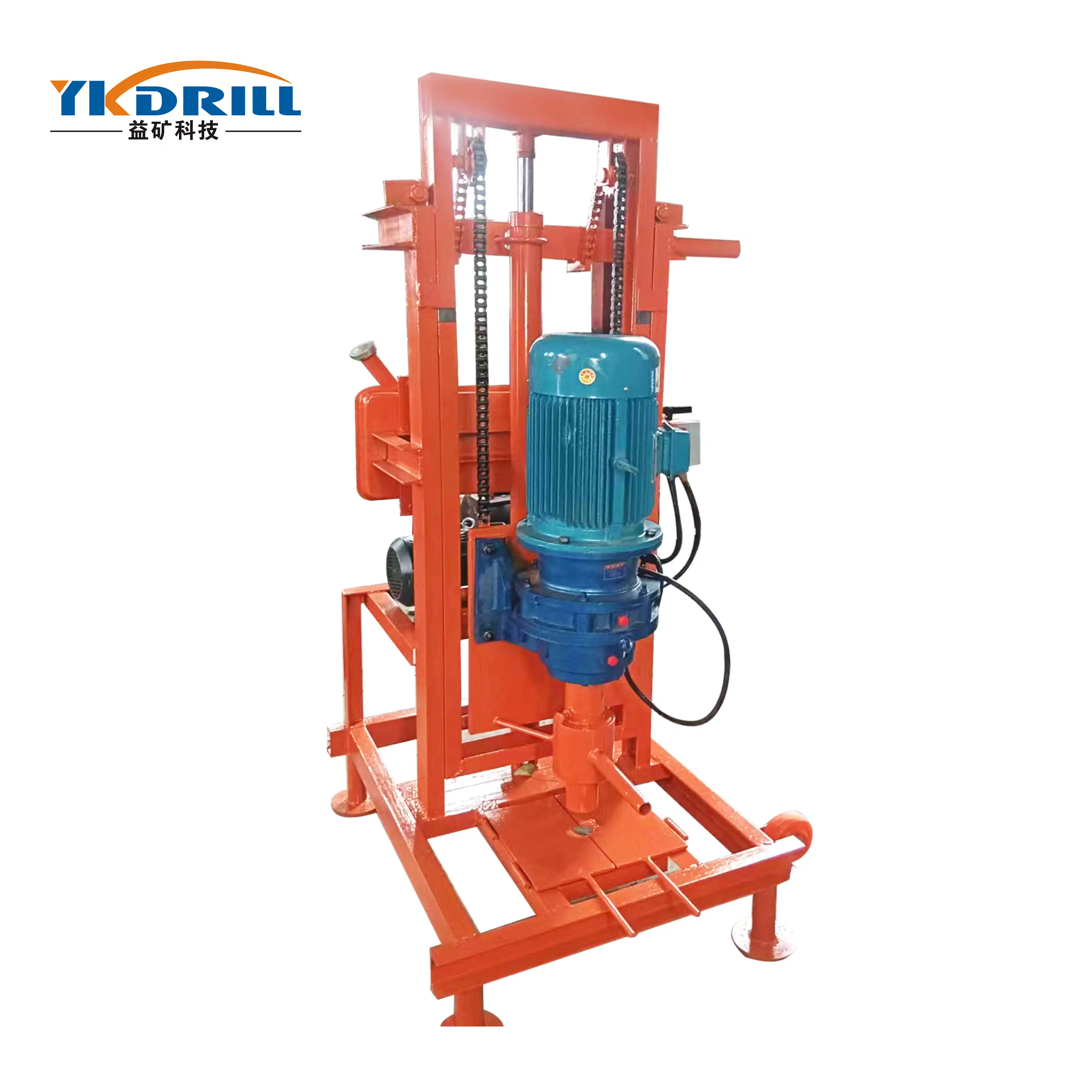 OEM 100m 120 metros eléctrico hidráulico plegable Drilling Rig eléctrico Taladro de elevación perforador de perforación perforador de pozos de agua