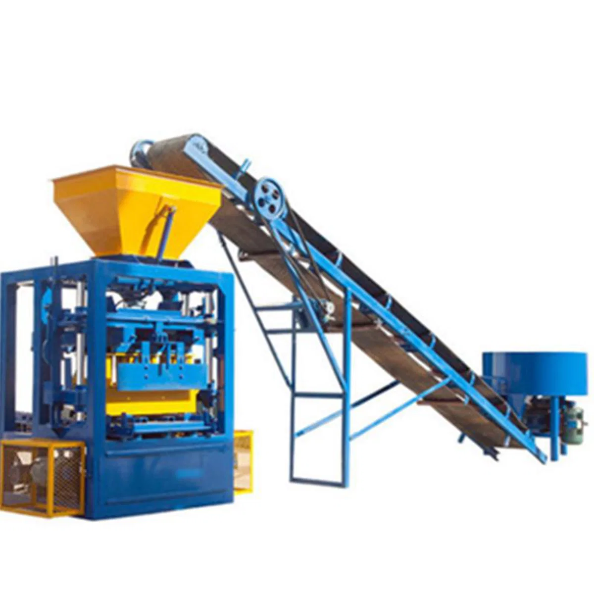 Qt4-24b Clay Concrete Automatic Low Cost Interlocking Construction Hollow Paver Fly Ash Block Production Line