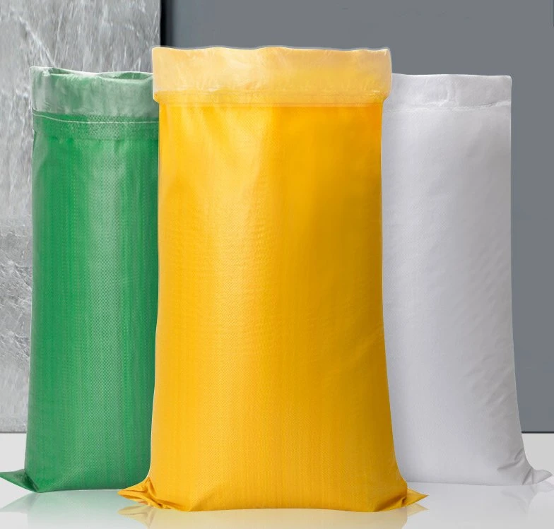 Hot Sale Eco Friendly 25kg 50kg Plastic Packaging Woven Bag for Packing Rice Seed Corn Grain