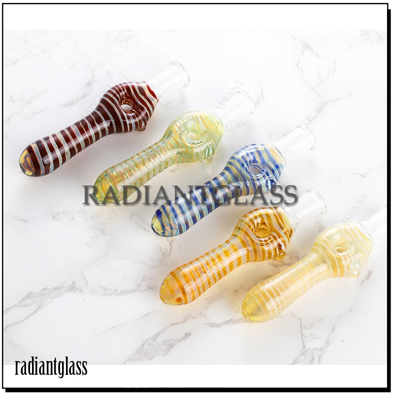 Smoking Accessories Transparent Glass Hand Tube Chillums