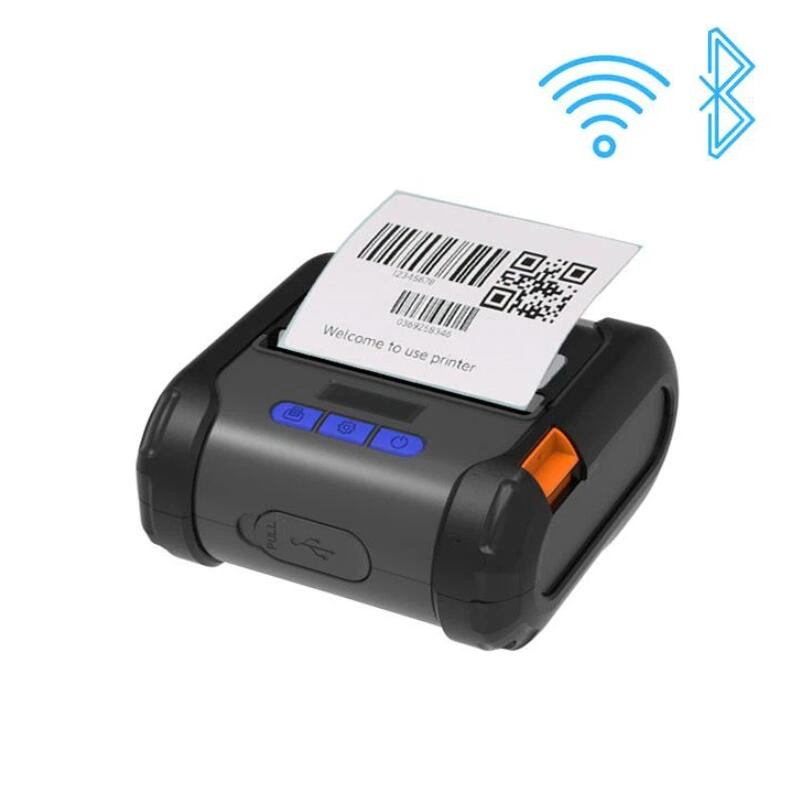 Mini impresora portátil Trmica Etiqueta 80mm etiqueta adhesiva Bluetooth térmico Impresora POS