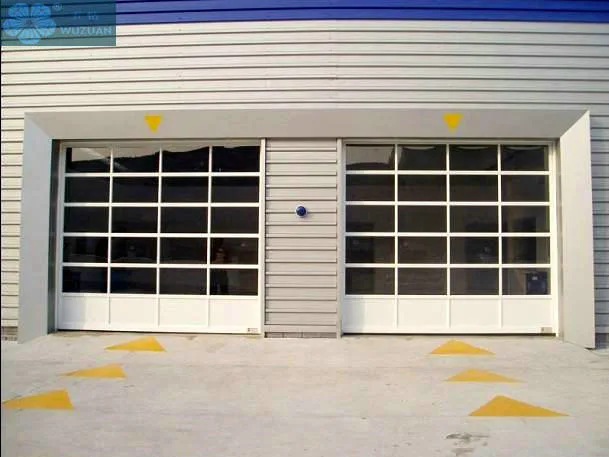 Full View Clear Automatic Insulated Clear Polycarbonate Sliding Overhead Garage Garage Door