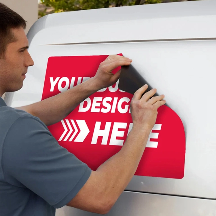 Impresión personalizada Publicidad imán firma para coche Van Truck magnético Pegatinas