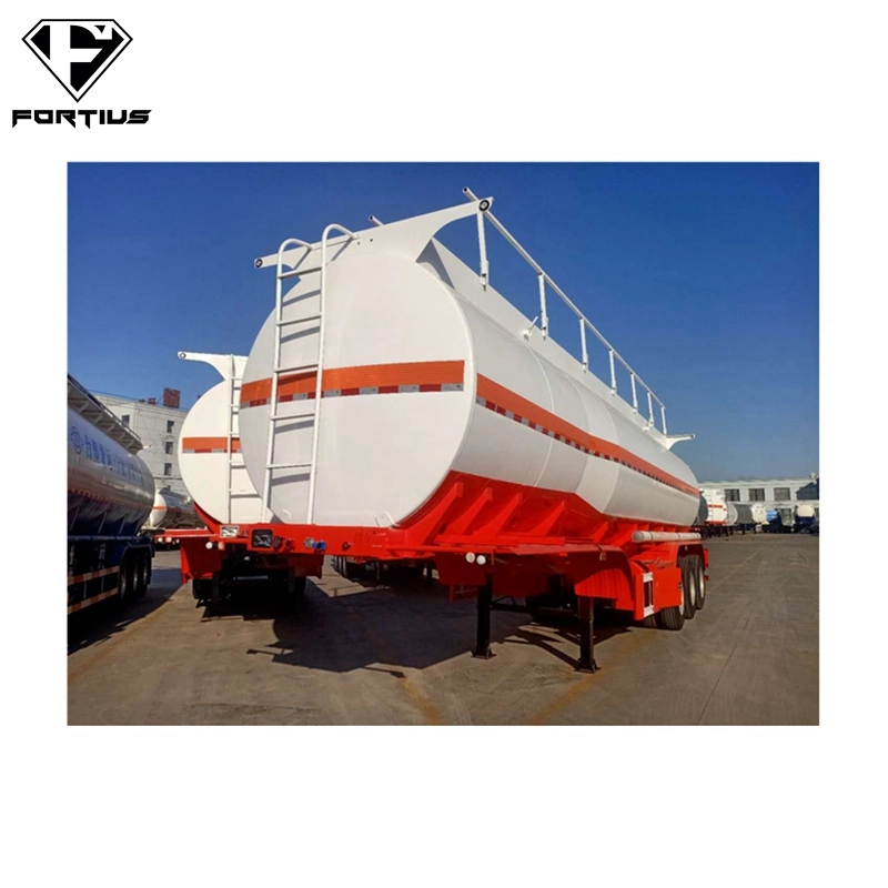 4 Axles 4 Compartments 45000 Liters 45cbm 60, 000liters 60m3 Oil Fuel Transportation Tanker Traier