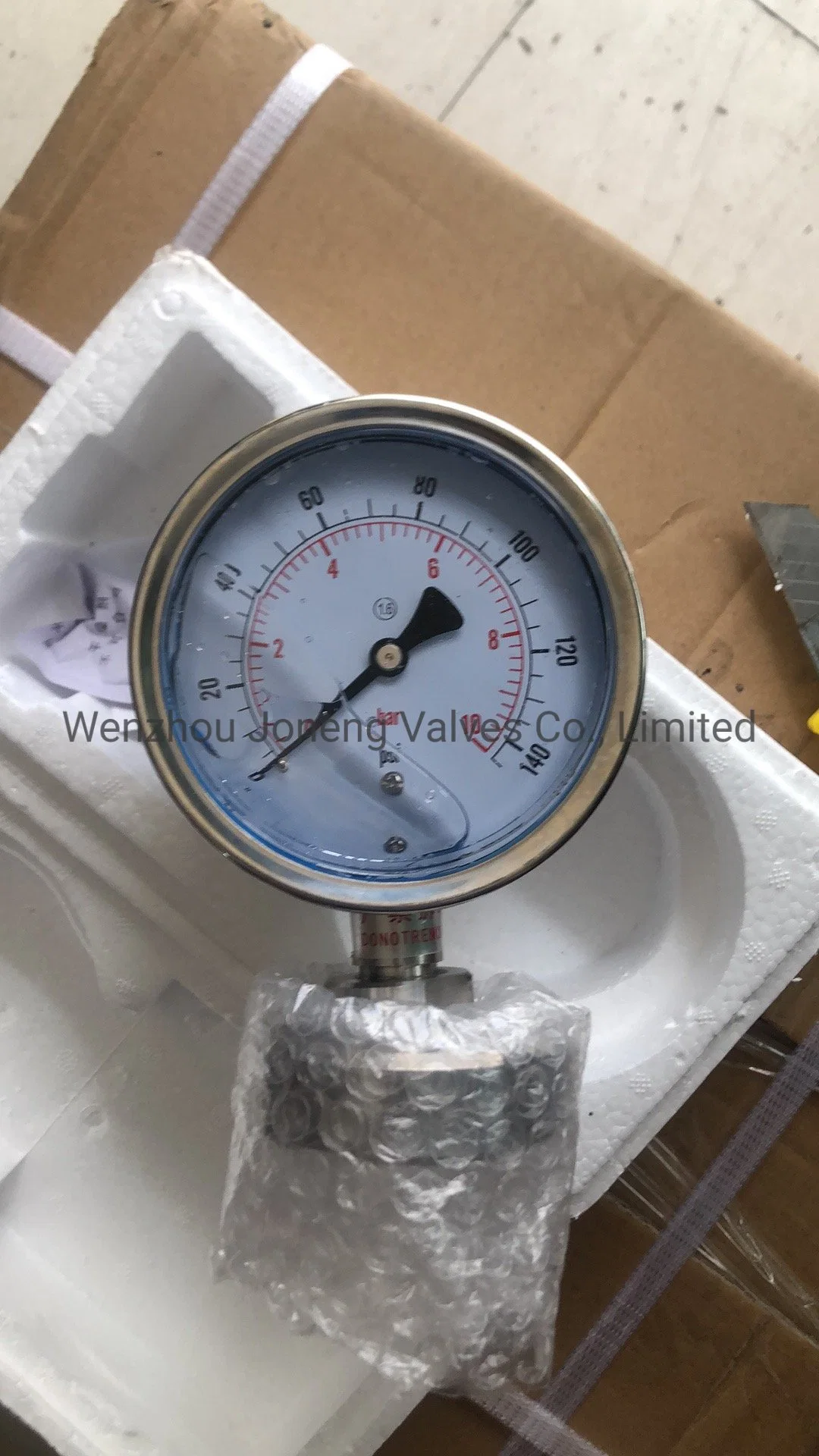 Stainless Steel Sanitary Male Connection Diaphragm Pressure Gauge