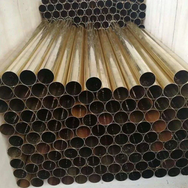 China High quality/High cost performance ASTM C11000 Tube Bronze Brass Copper Pipes ASTM B43 C23000 Seamless Red Brass Tube and Pipes for Oil Cooler
