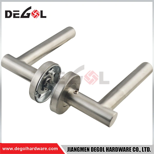 Round Shape Sliding Knob Door Handle for Furniture Shower SUS 304 Stainless Steel Door Lock