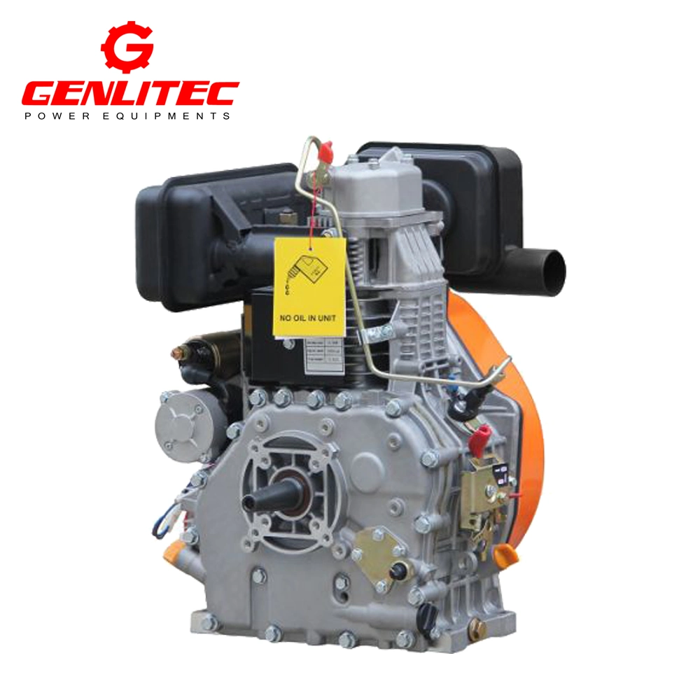 16HP 633cc Air Cooled Single Cylinder Diesel Engine 3000rpm (DE198FAE)