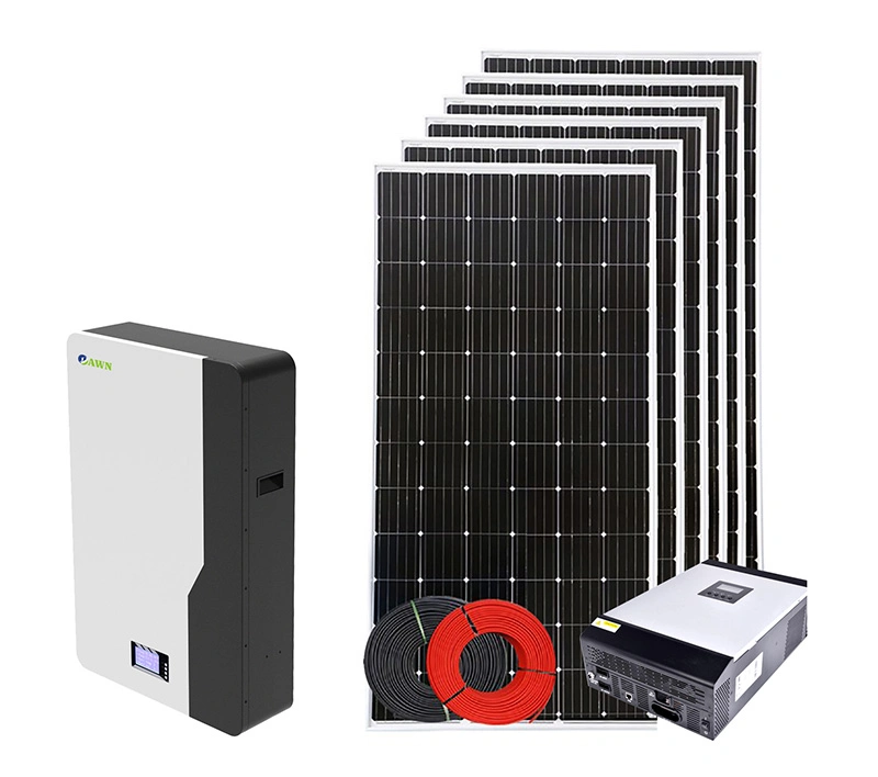 Kits complets hybrides Off Grid de 3 000 W énergie solaire système Tous les produits solaires