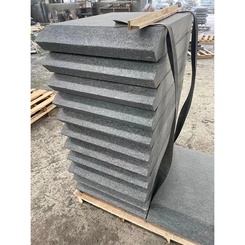 Fuding Black Pearl G684 Basalt Granite for Steps/Coping/Kerbs/Wall Panels Price