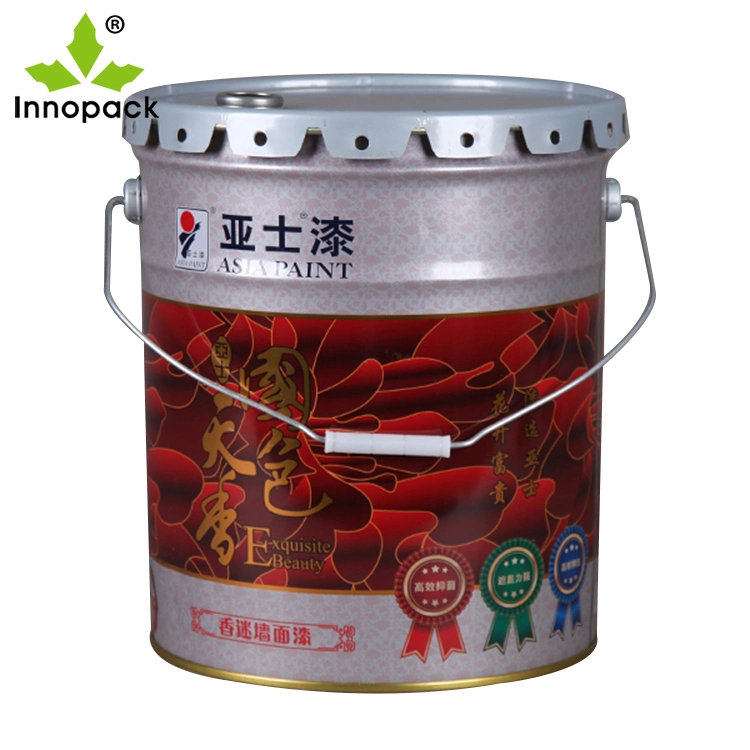 Hot Sale Cheap 13L Conical Metal Paint Pail with Flower Lid China Manufacturer