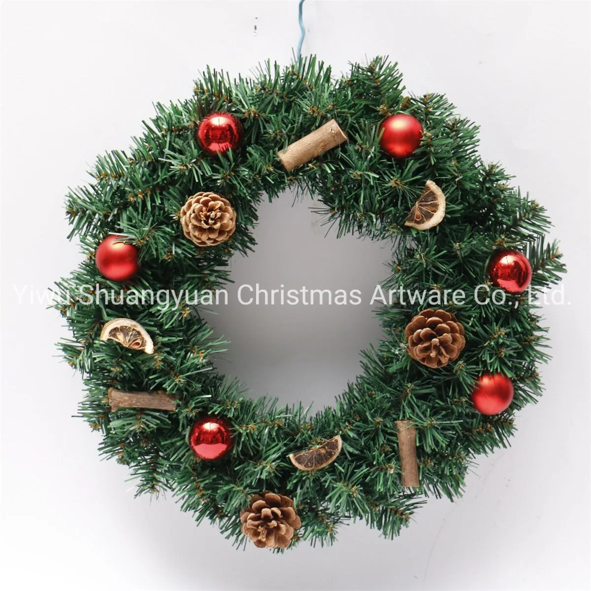 Artificial Bowknot Wreath for Front Door Wreath Wall Festival Celebration Fireplace