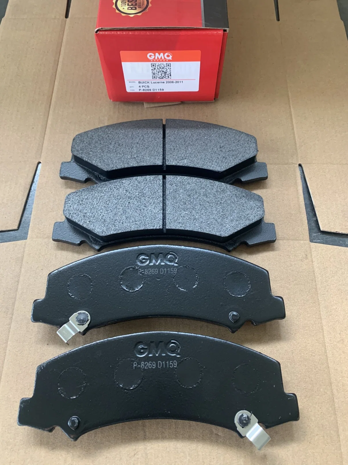 D1159 Auto Car Parts Disc Brake Pad Suitable 15270292 Buick 15812610 Chevrolet 88967233 Cadillac