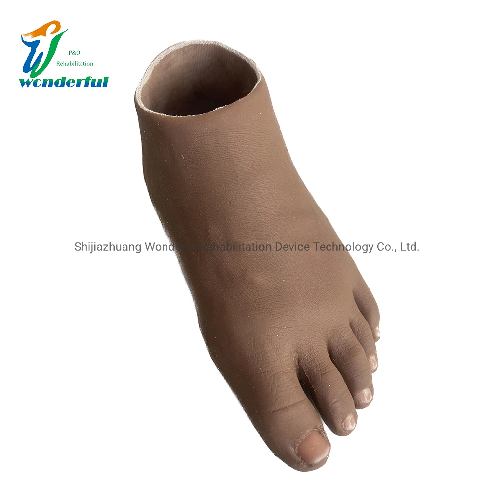 Artificial Limbs Custom Silicone Foot Cosmetic Foot Prosthetic Foot Cover