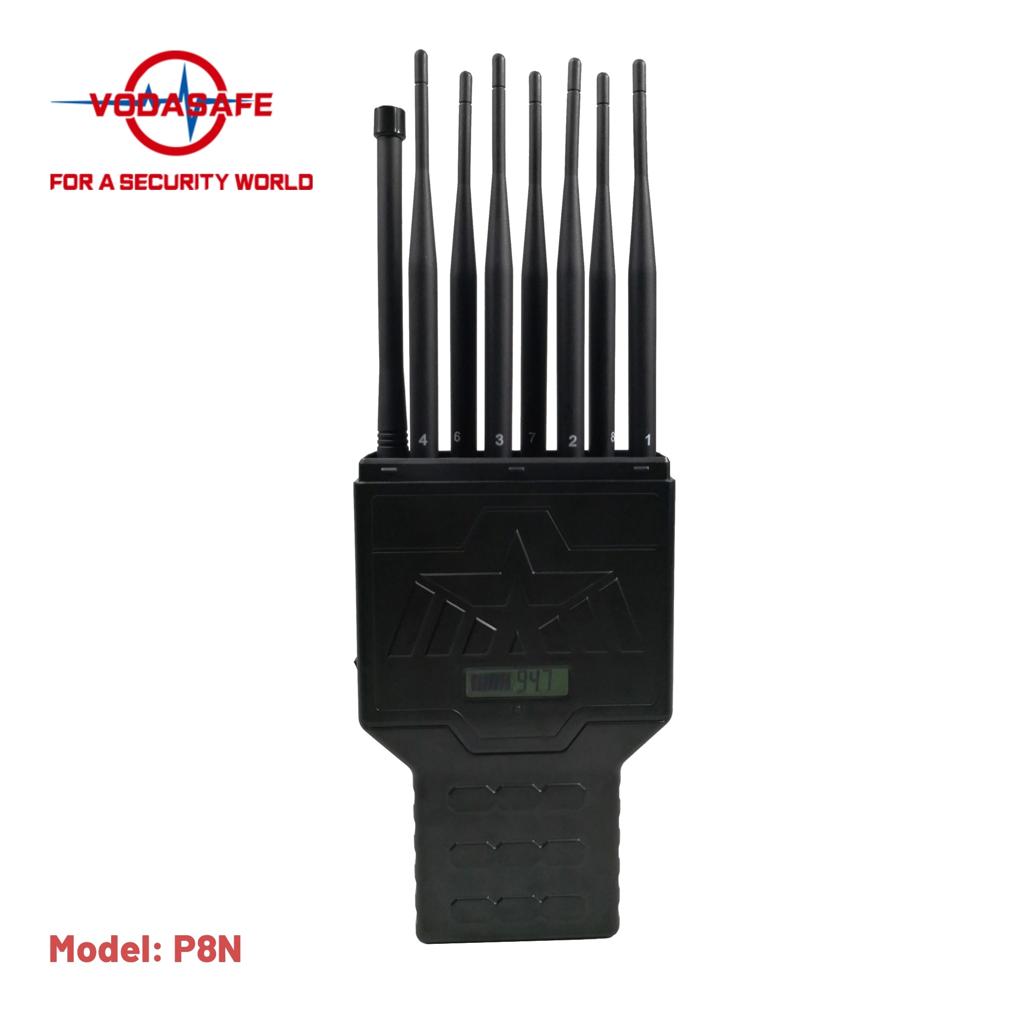 Tragbarer High-Power Signal Jammer für 3G/4G/GPS/Lojack/WiFi/Bluetooth-Störsignale bis zu 30meter