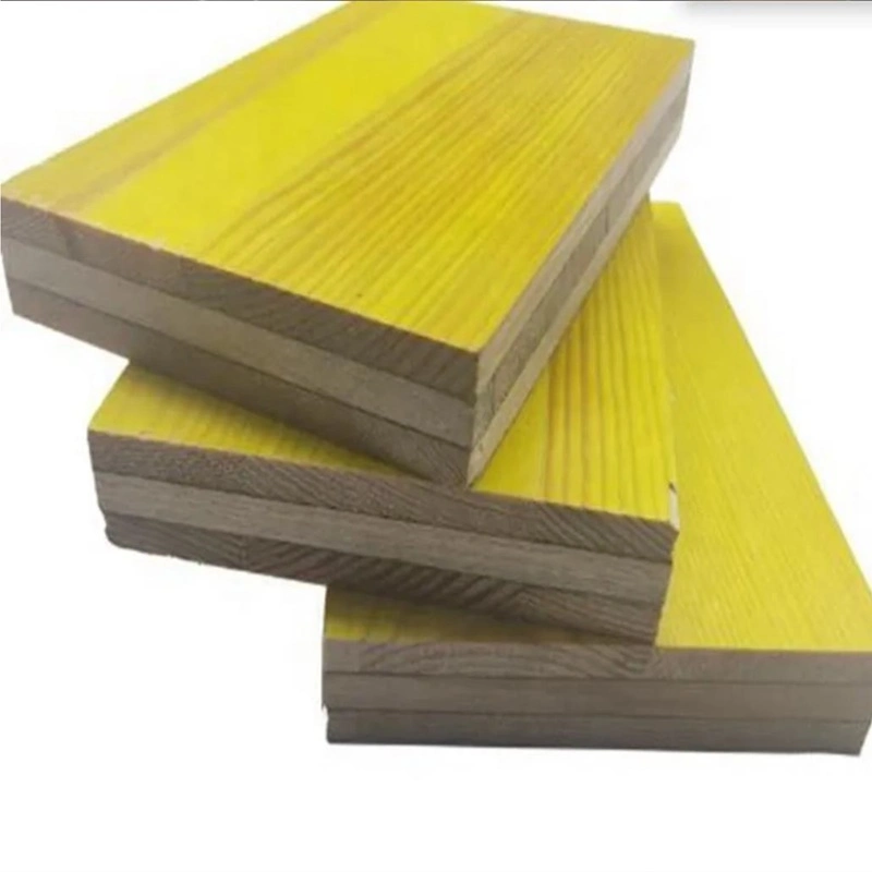 27mm Chinese Fir Core Panel 3 Layers Building Material Yellow Shuttering Plywood for Bridge and Tunnel Formwork