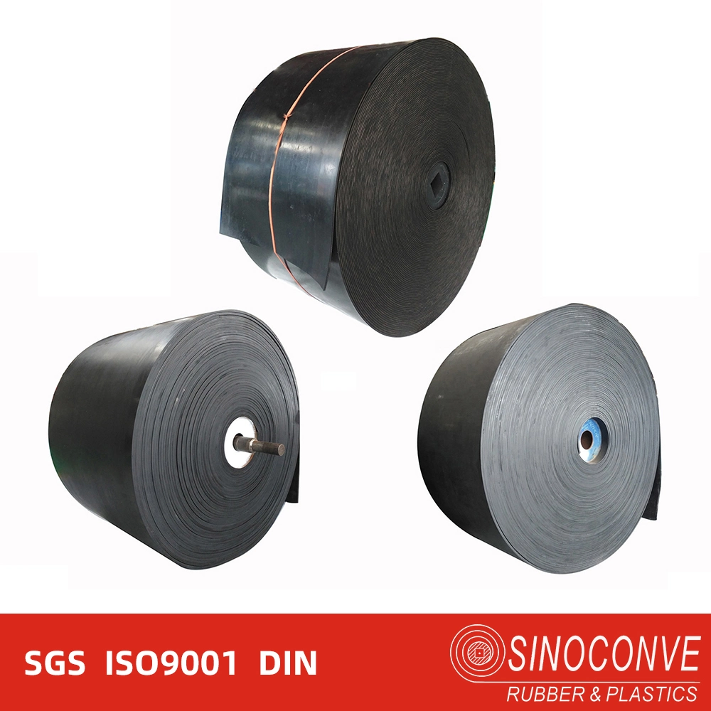 High quality/High cost performance  Ep Fabric Rubber Conveyor Belt for Inclined Conveying, Packaging Industry, Processing