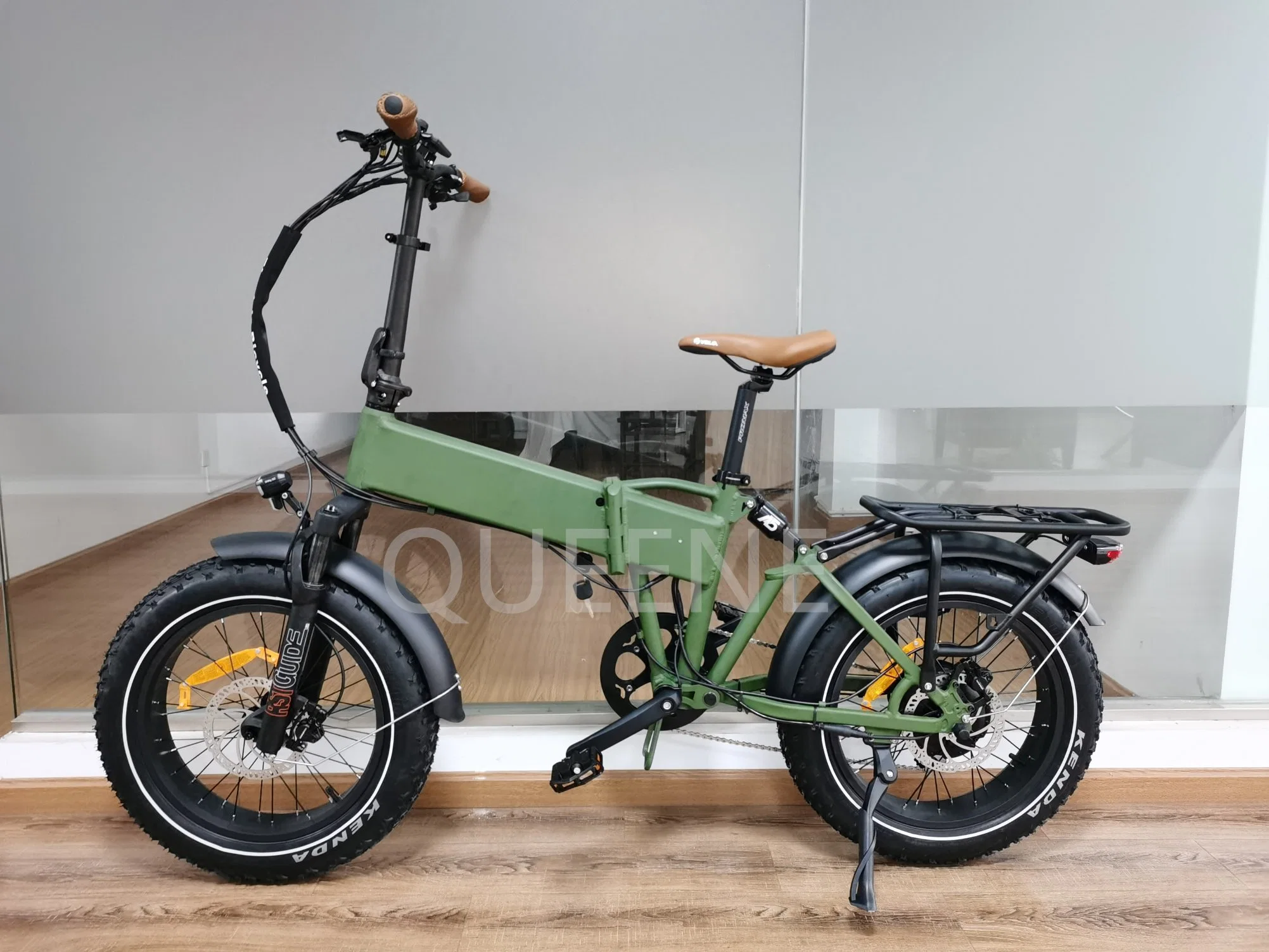 Queene Hot Sale 250W Folding CKD Electric Bicycle Electric Bike Fat Tire Retro Electric Bike with CE Electric City Bike
