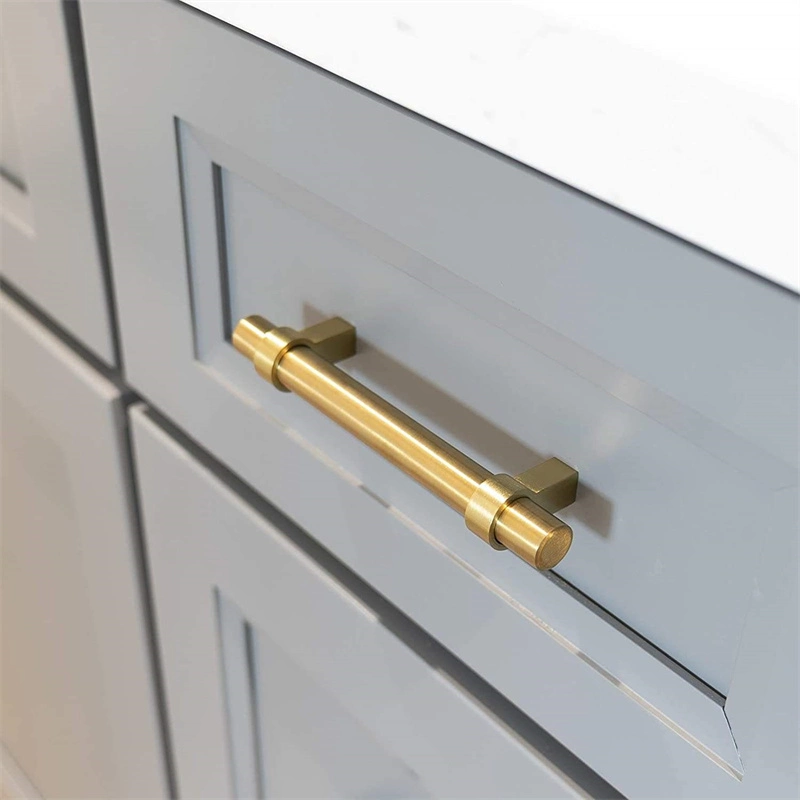 Aluminium Cabinet Handle Black Rose Gold Minimalist Drawer Pulls Handle Finger Pulls for Cabinets Door Handle