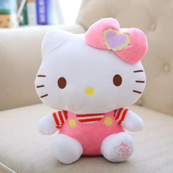 Sanrio Hello Kitty Plüsch Puppe Kissen Spielzeug Kawaii Anime Weihnachtsgeschenke