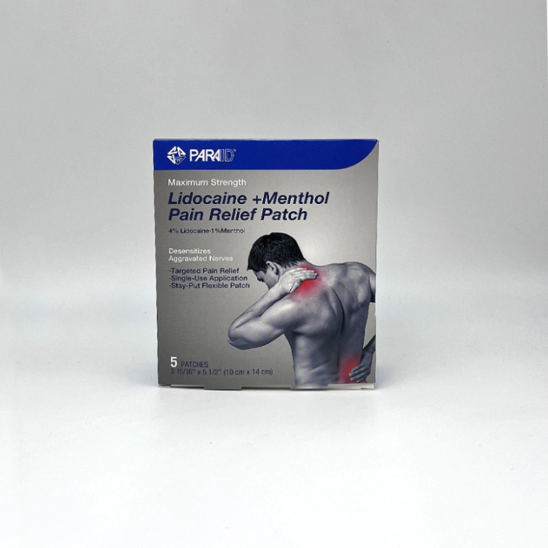 Lidocaine + Menthol Pain Relief Patch (PA-410)