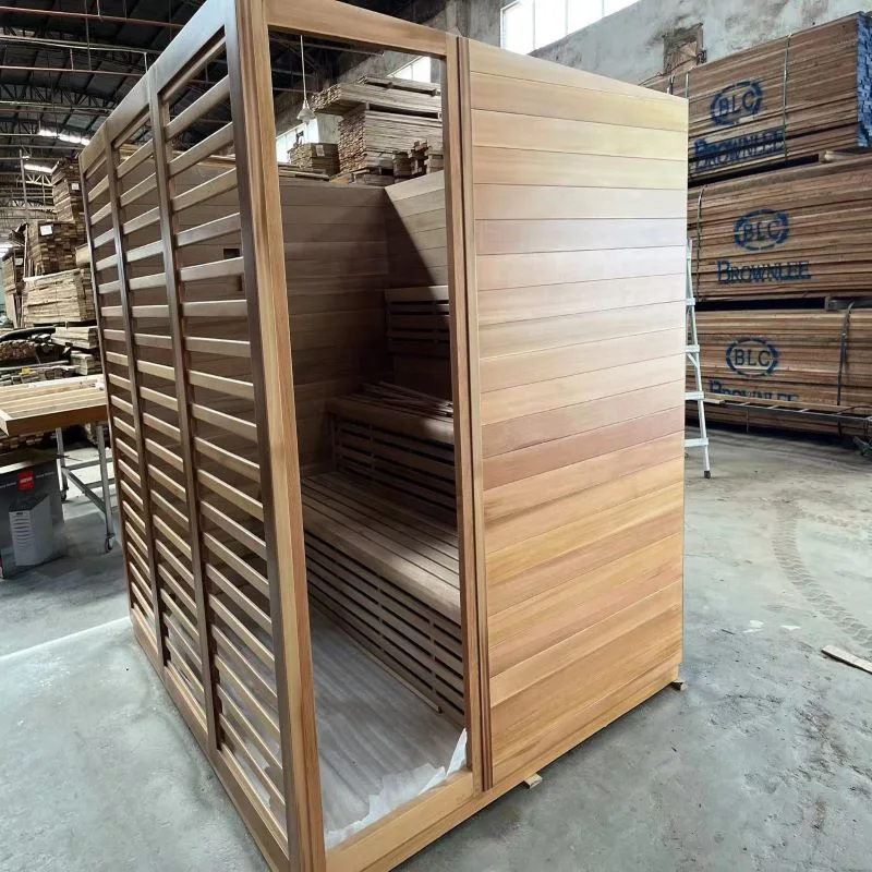 غرفة أخ شي براند Cedar Sauna المخصصة مع الطلاء