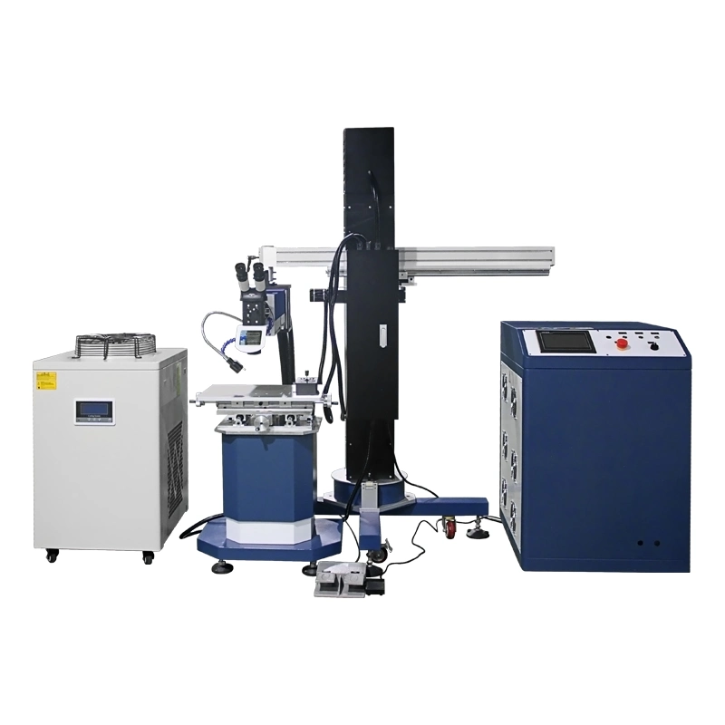 Optical Transmission Motorized Laser Welding Machine for Mold Repair with Crane