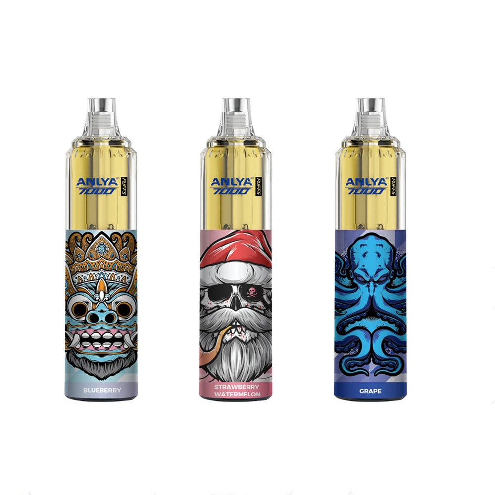 Venta en caliente E Cigarette Vapsolo recargable LED luz lápiz VAPE Vapor cigarrillos Precio Wape Paper Bang desechable VAPE Weiss Tornado 7000 Puff 9000 10000