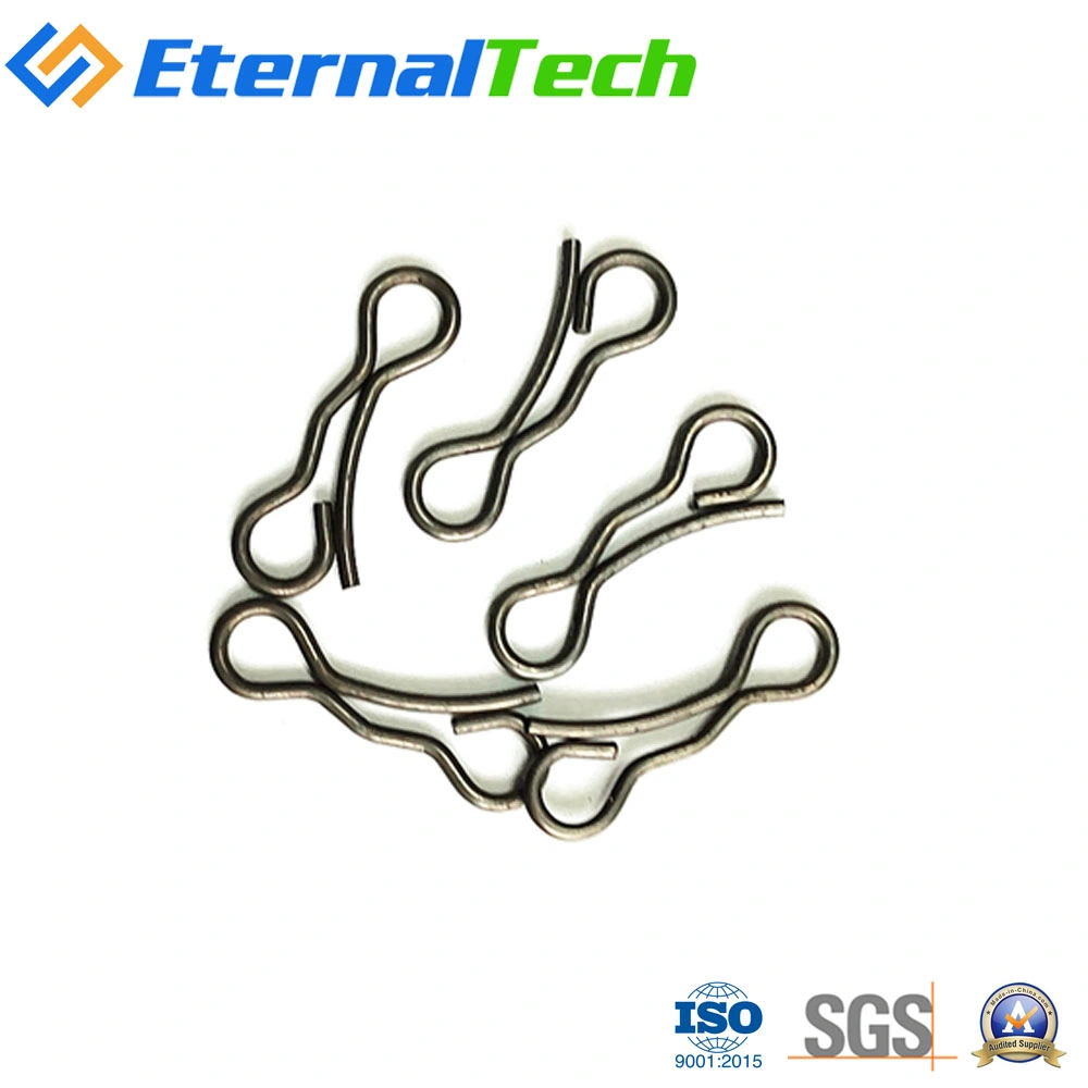 Two Wires Stick Together Bending Wire Forming Arc Shaped Springs Handle Spring