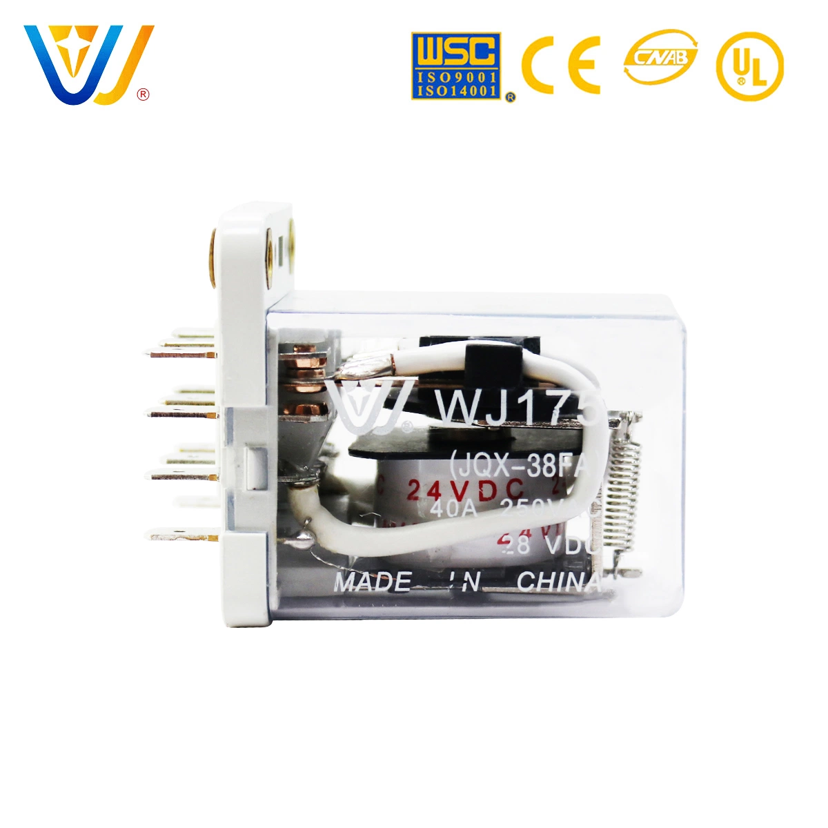 Power Relay 40A 250VAC 28VDC 3 Poles Relay 3 Phase Switch Relay 12VDC Auto Parts for Dynamo