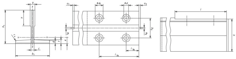 Usine de fabrication de haute qualité pour l'Ascenseur Ascenseur rail de guidage T127-2/B (24K)