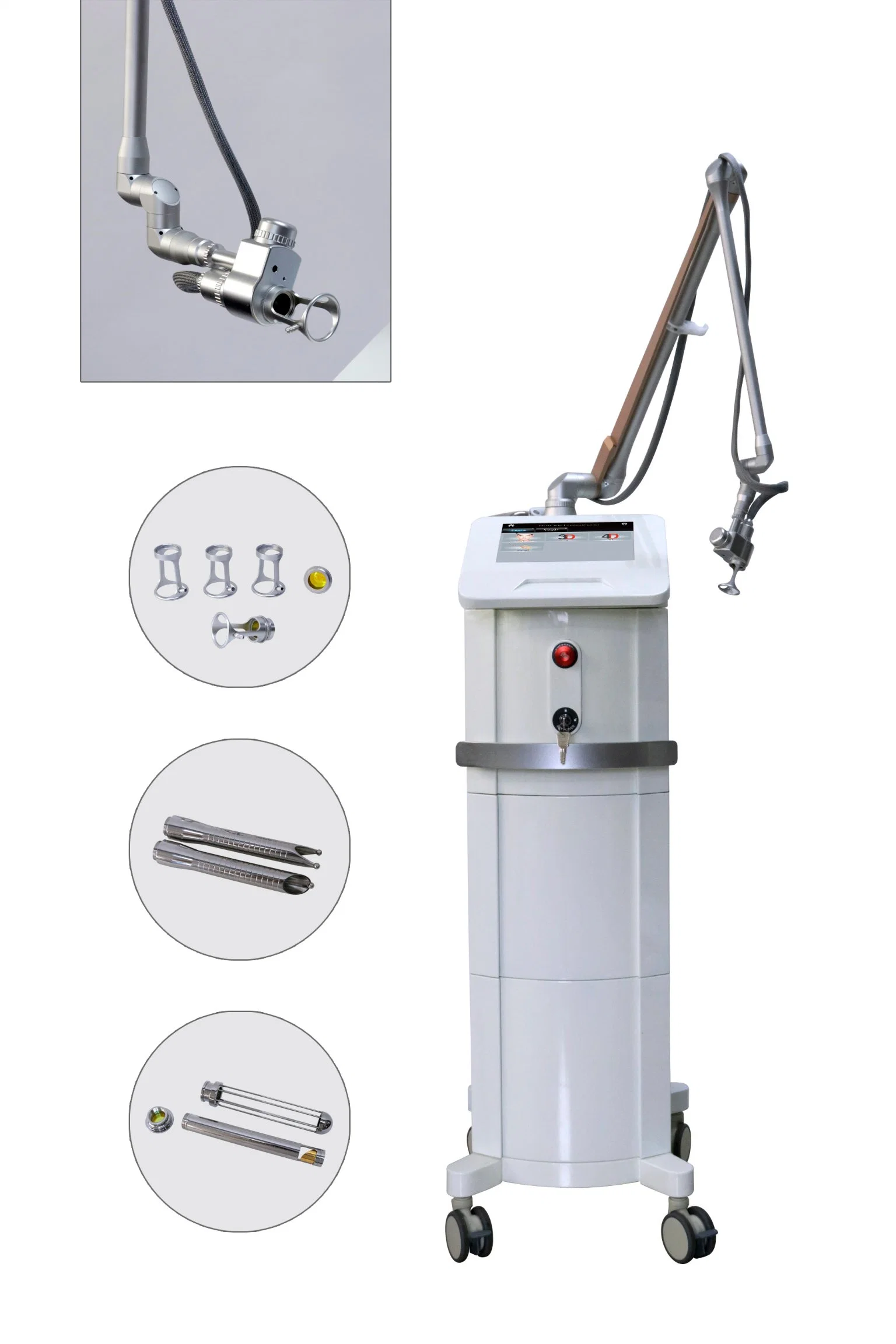 Fractional CO2 Laser Machine Scar Therapy Freckle Pigment Spot Removal Skin Rejuvenation Laser Vaginal Tighten Medical RF 10600nm 40W Beauty Salon Device