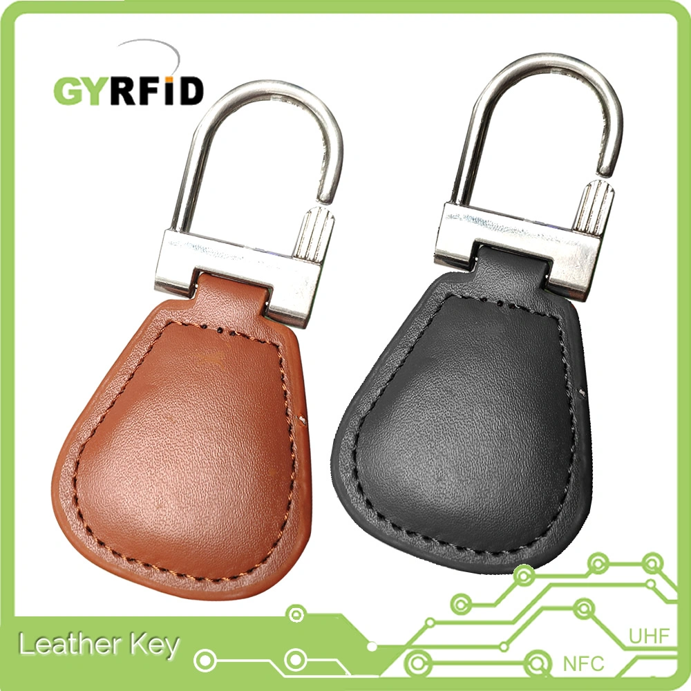 F08 NFC Keychain Luxuriant Leather for Employee Access (KEL15)