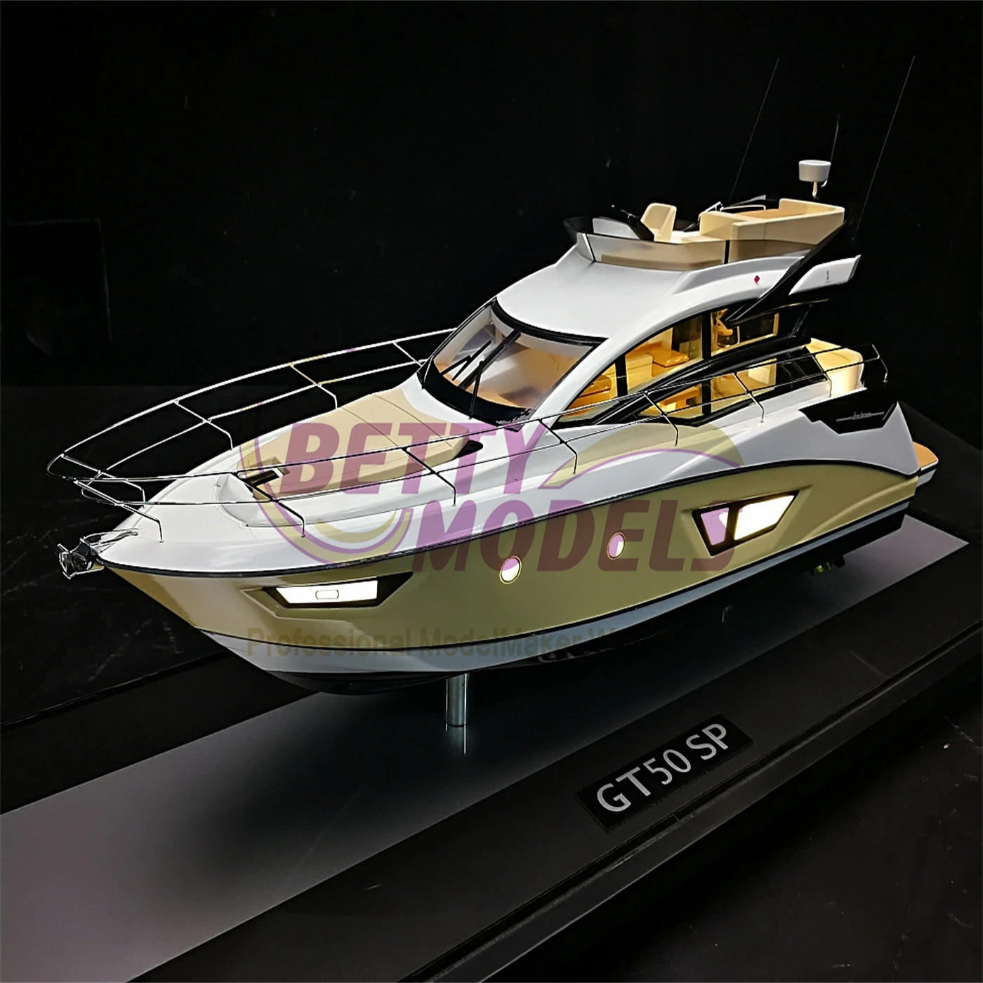 Modelo físico de la balanza del barco de la nave de la fabricación 3D Regalo del barco de impresión Modelo personalizado