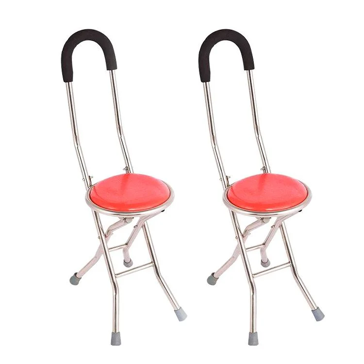 Walking Aid Foldable Adult Rollator Walker Commode Chair