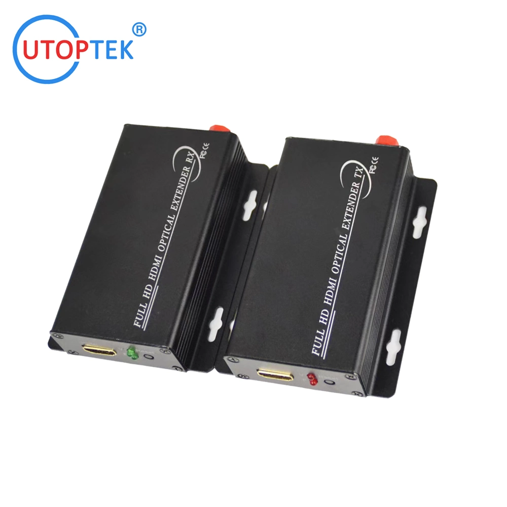 20km HDMI Over Fo Fiber Optic Extender Transmitter Receiver Over TCP/IP Via Optical Fiber 1080P 20km HDMI Converter