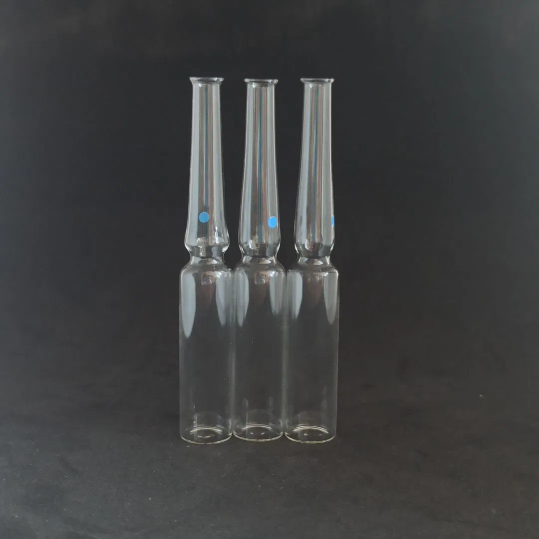 Pharmaceutical Ampoule en verre 1 ml 2 ml 3 ml 5 ml 10ml 20ml