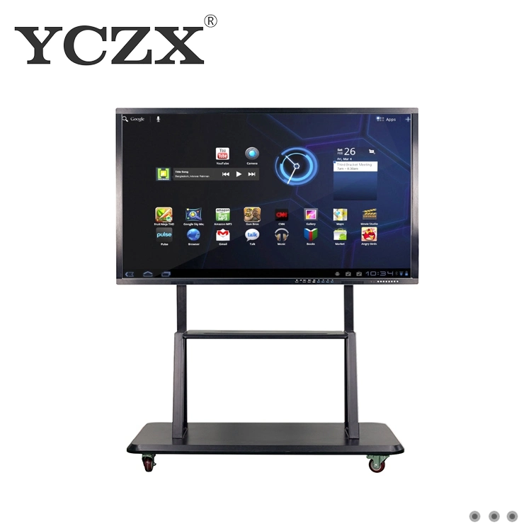 85 pulgadas LCD de 4K de la pantalla táctil de infrarrojos de pizarra inteligente interactiva para la enseñanza escolar de oficina