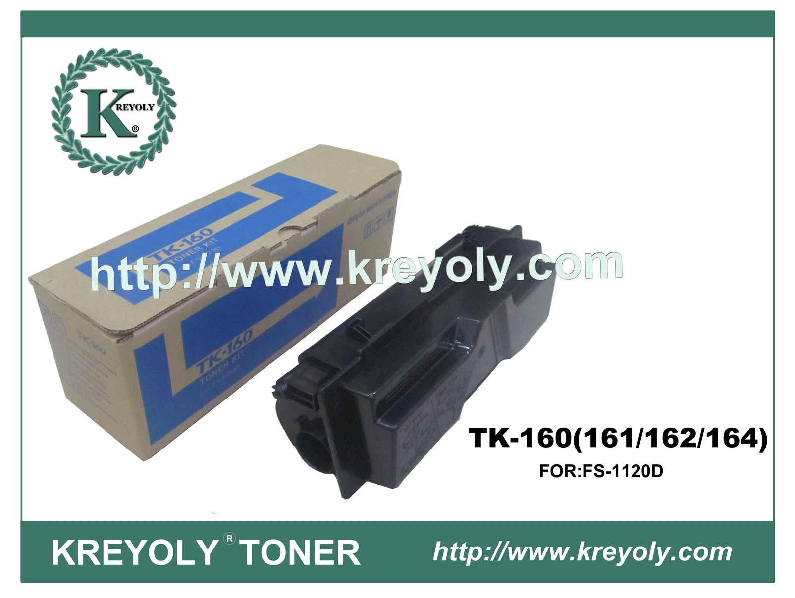 TK-160/161/162/164 TONER PARA IMPRESORA FS-1120D ECOSYS P2035d