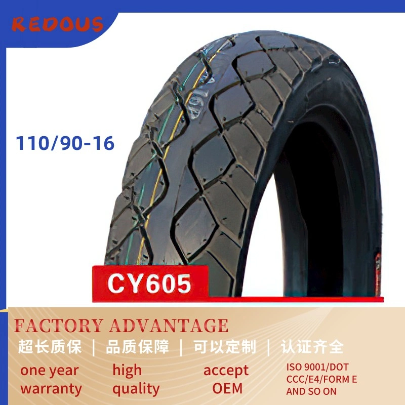 1/6professional Motorcycle Tire 110/90-16 Supplier Factory Motorcycle