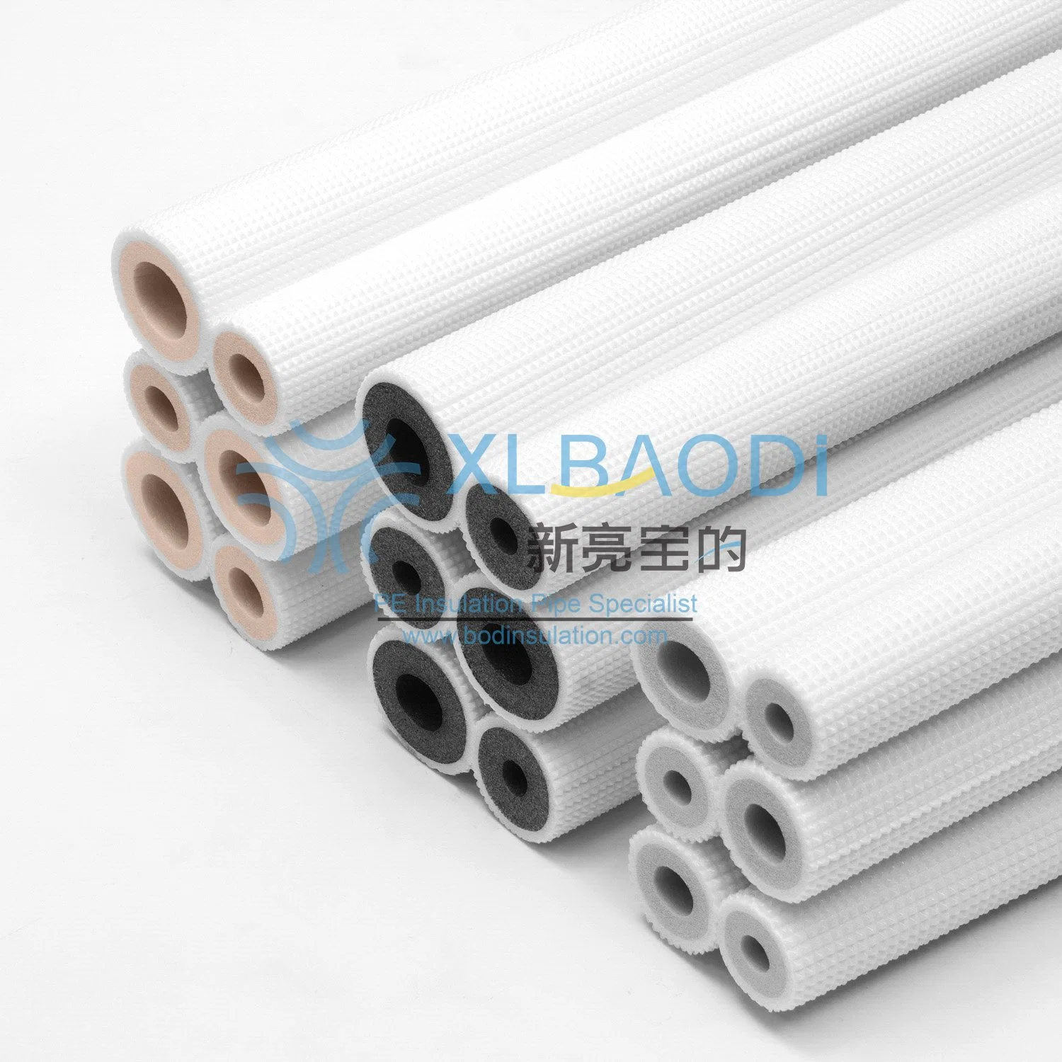 HVAC Line Insulation PE Insulation Pipe Heating Insulation Pipe Air Conditioning Parts Air Conditioning Copper Pipes