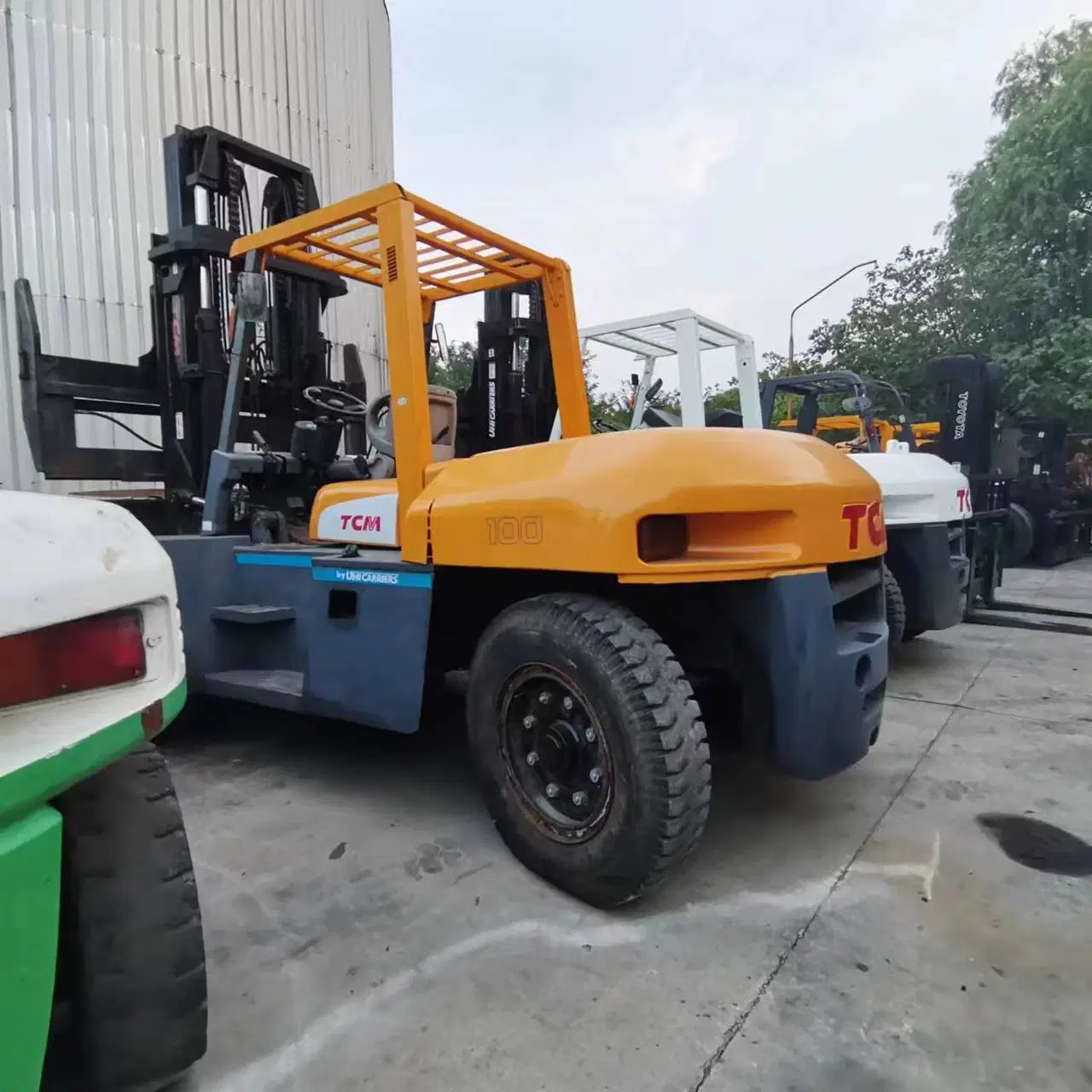 Segunda mano usada Forklift Diesel TCM Fd100 10 Ton Japanese Forklift