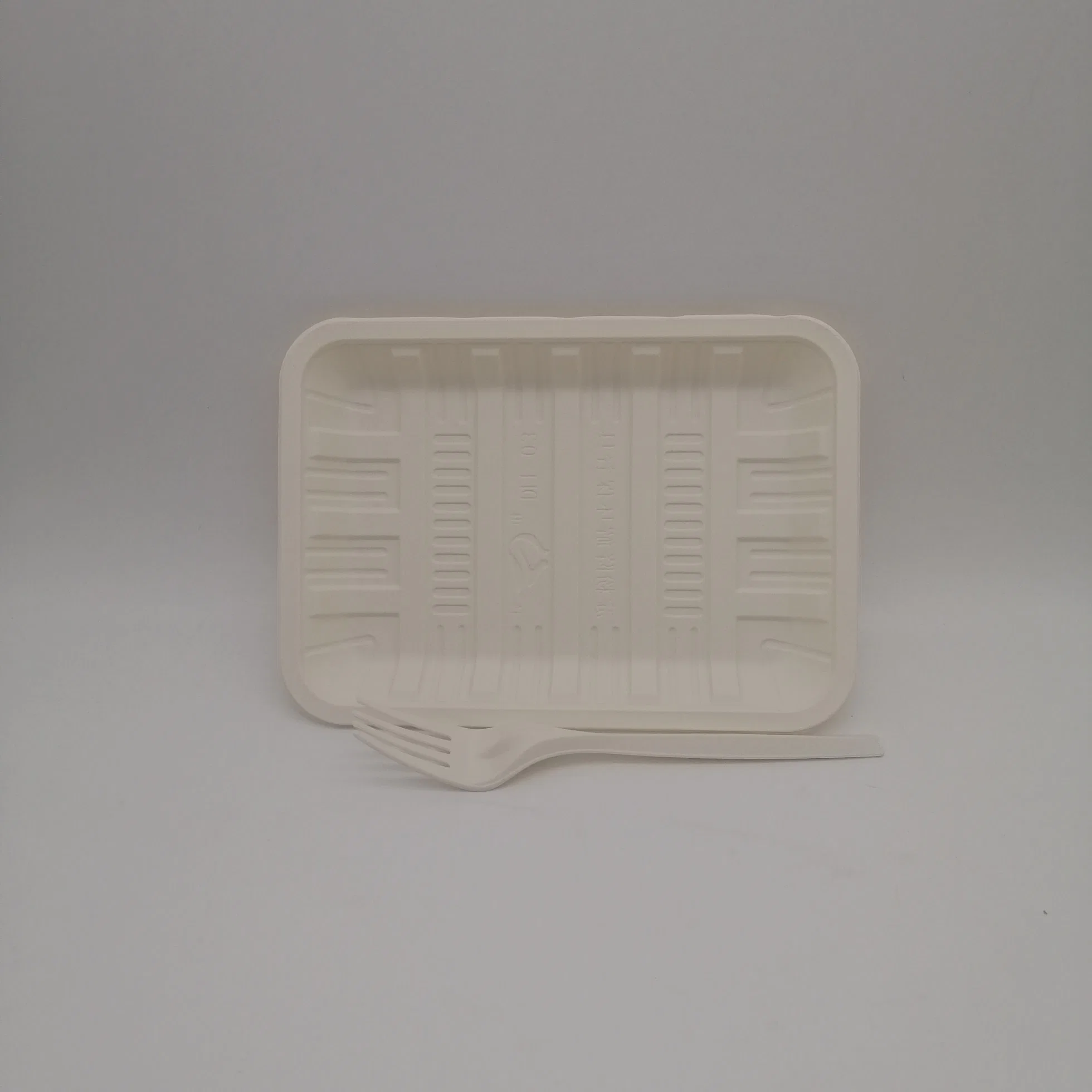 Fancy Corn Starch Tableware Biodegradable Meat and Vegetable Trays