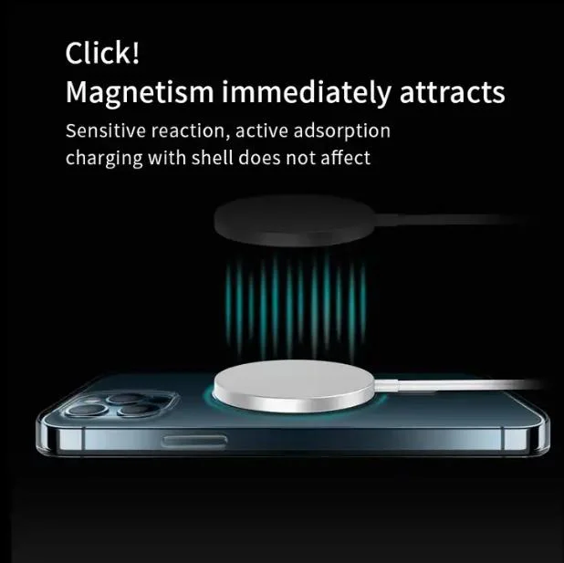 Mobile Accessories New Arrivals 15W Fast Charging Strong Magnetic Wireless Phone Charger