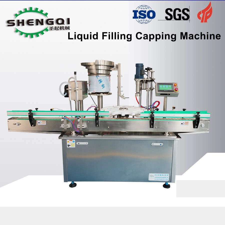 Pharmaceutical Cough Syrup Filling Machine for Glass or Pet Bottles