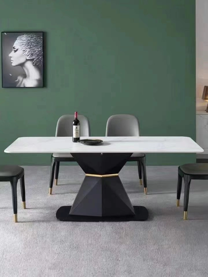 Pedra sinterizado Executive Office trabalham escrivaninha grande Customized casa moderna mobília Hotel mesa de jantar