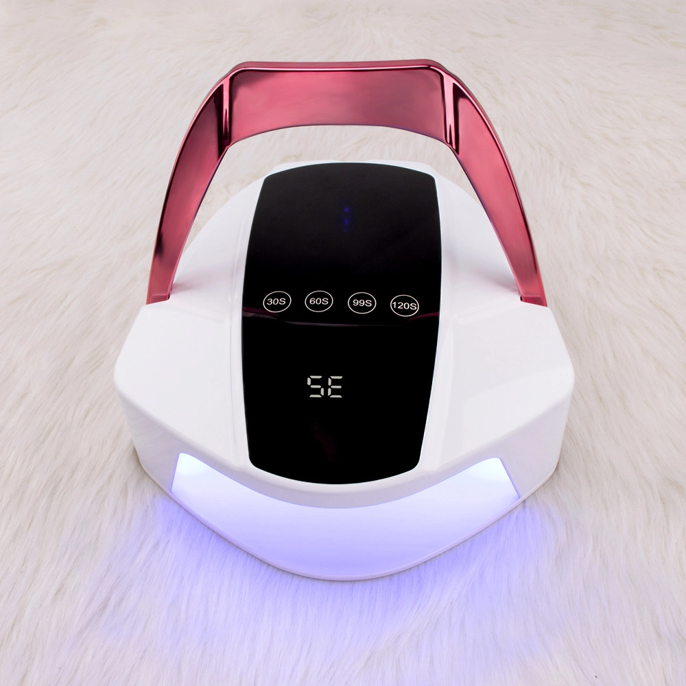 2022 Nuevas pilas recargables con Sensor Nail Lámpara UV de alta potencia 96W inalámbrica portátil de horno de uñas Nail Nail Lámpara LED de luz
