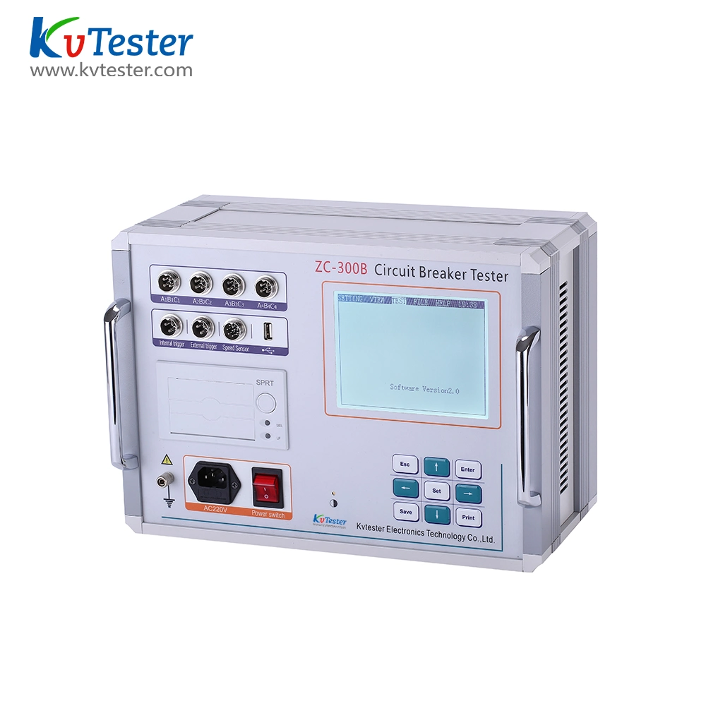 Kvtester Zc-300b Circuit Breaker Tester for Open and Close Timing Test Instrument