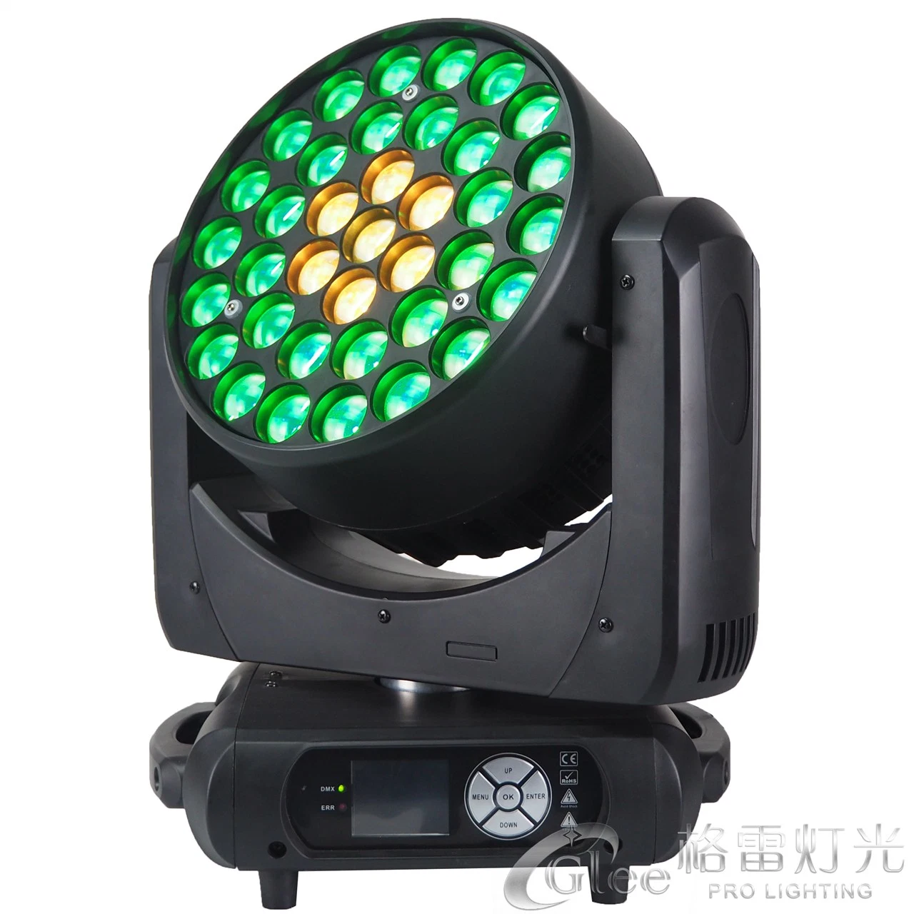 Neue 37 * 15W K20 RGBW LED Zoom Wash Moving Head Lights